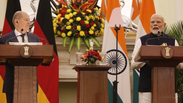 olaf scholz in india