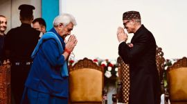 National Conference vice-president Omar Abdullah took oath as the Chief Minister of Jammu and Kashmir.