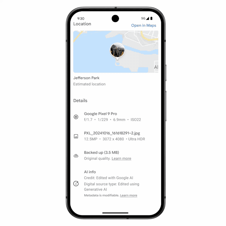 Google Photos volition  soon   get   a caller   "AI Info" section.