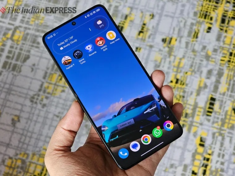 Poco F6 has a plastic back, which may not feel premium to some.
