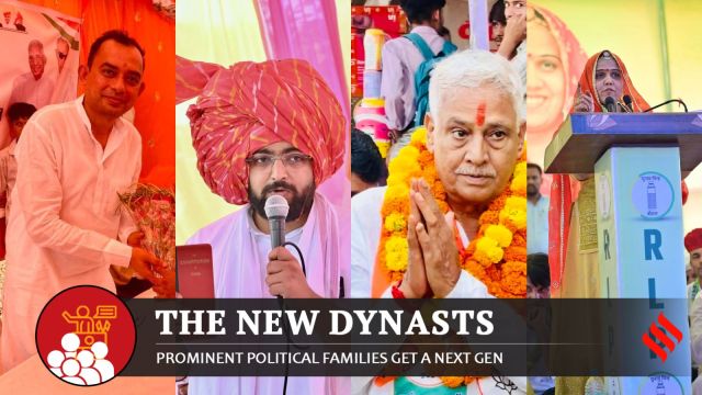 rajasthan bypolls: Amit Ola, Aryaan Zubair, Jag Mohan Meena and Kanika Beniwal. (Photos: Facebook accounts)
