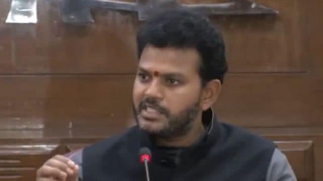 Civil Aviation Minister Ram Mohan Naidu Kinjarapu addressed the caller    hoax weaponry  calls connected  respective  home  and planetary   flights. (X/ANI)