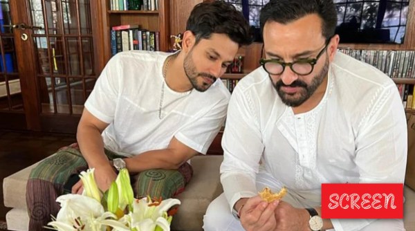 Saif Ali Khan with Kunal Kemmu.