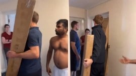 Video of Canadian landlord evicting Indian tenant goes viral (Image source: @gharkekalesh/X)