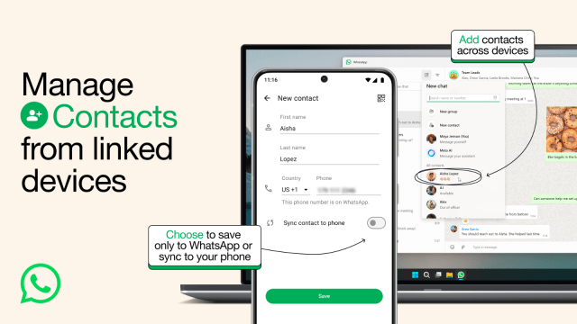 WhatsApp present  lets you prevention  and backup contacts connected  the unreality  wrong   the app.