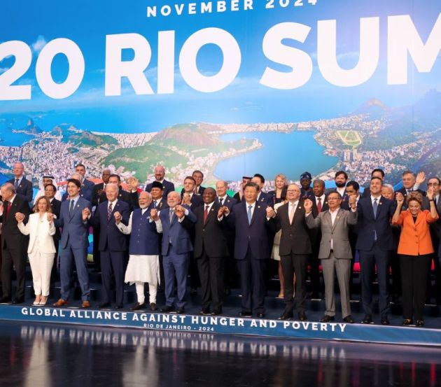 PM Modi met global leaders including US President Joe Biden, French President Emmanuel Macron and UK Prime Minister Keir Starmer at the G20 Summit.