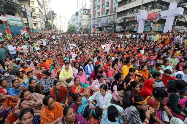Bangladesh Hindu protests