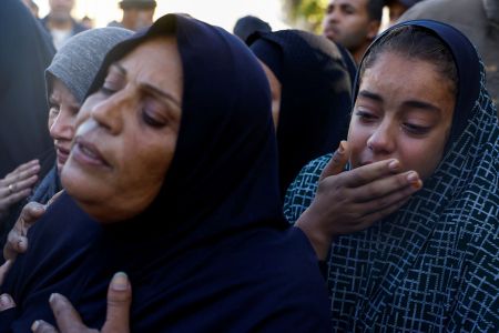 Gazans mourn loved ones killed in Israeli strikes