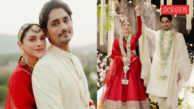 Aditi Rao Hydari Siddharth stock  glimpses from their wedding ceremonial  successful  Rajasthan