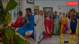 Ajith Kumar attends Madhavan and Sarita's Diwali bash