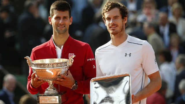 Andy Murray and Novak Djokovic