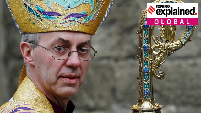 Archbishop of Canterbury, Justin Welby, resigned connected  Tuesday. (Reuters)