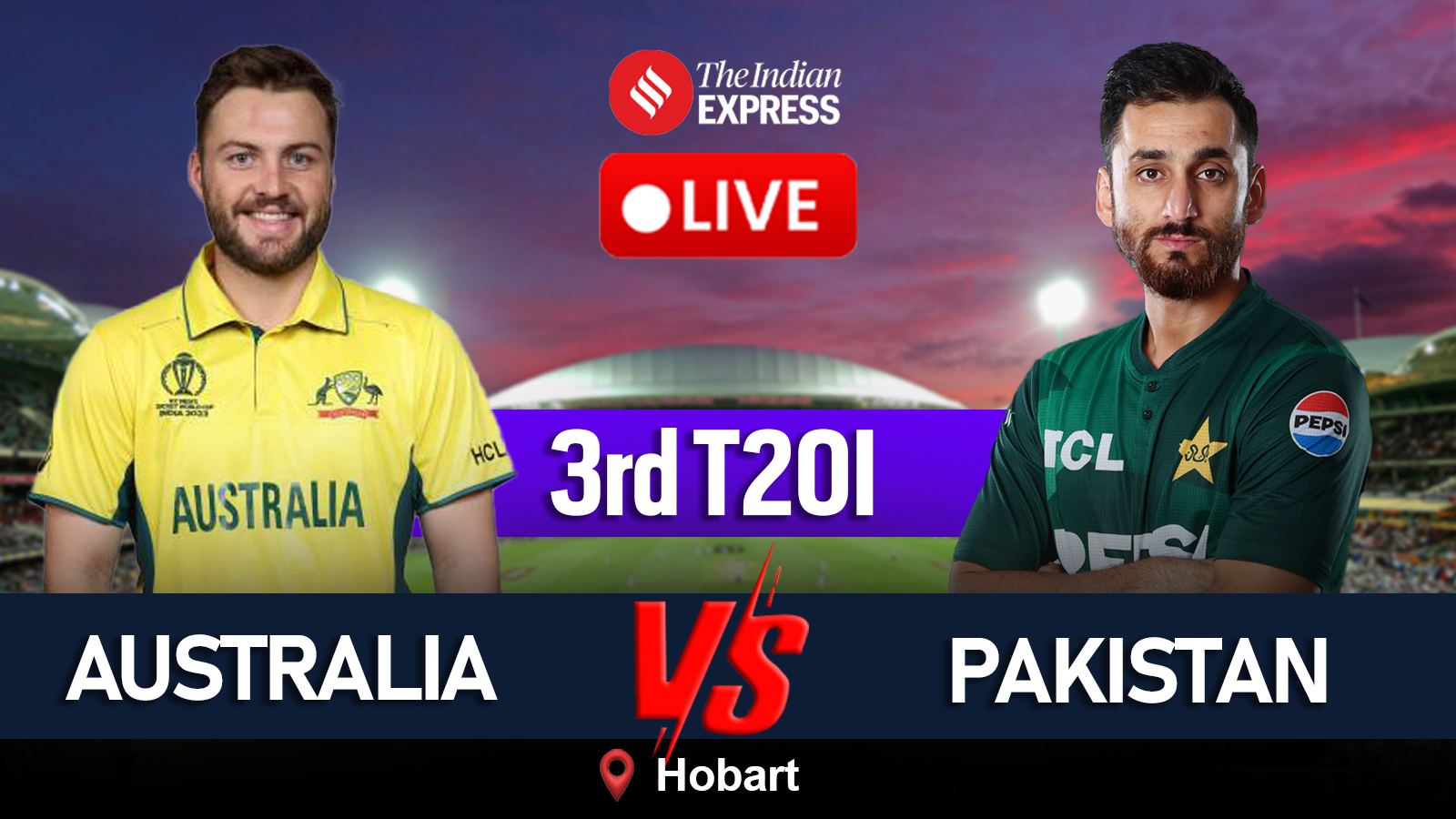 Australia vs Pakistan 3rd T20I, LIVE Cricket Score: AUS eye whitewash in Hobart