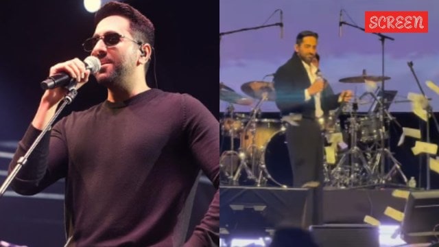 Ayushmann Khurrana astatine  his NYC concert