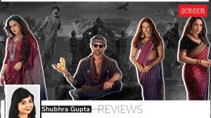 Bhool Bhulaiyaa 3 movie review: Anees Bazmee's horror comedy film stars Kartik Aaryan, Vidya Balan, Madhuri Dixit and Triptii Dimri in the lead roles.