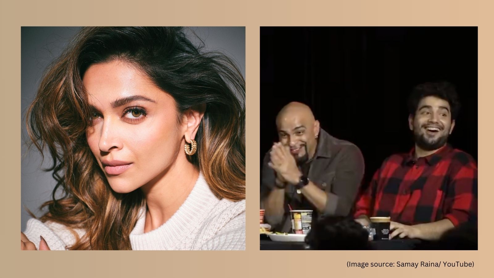 'India's Got Latent' comedian jokes on Deepika Padukone's depression (Image source: @deepikapadukone/Instagram, Samay Raina/YouTube)