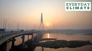 Delhi, the day after Diwali. (Pollution, AQI)