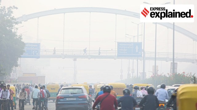 Dense smog successful  New Delhi connected  Thursday (November 14)./bs iii and bs iv vehicles