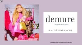 Demure became the most used word of the year, as per Dictionary.com (Image source: @joolieannie/Instagram)