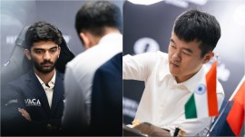 Gukesh Liren World Chess Championship Game 4