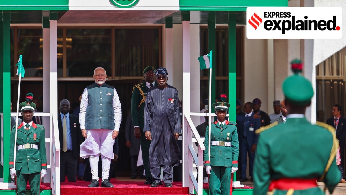 PM Modi and President of Nigeria Bola Ahmed Tinubu.
