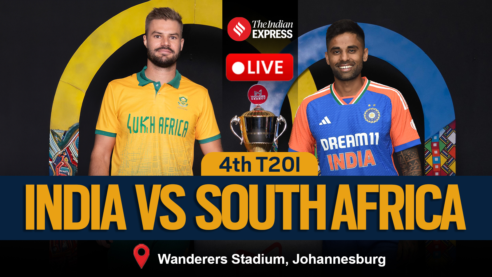 SA vs IND Today match live scorecard updates