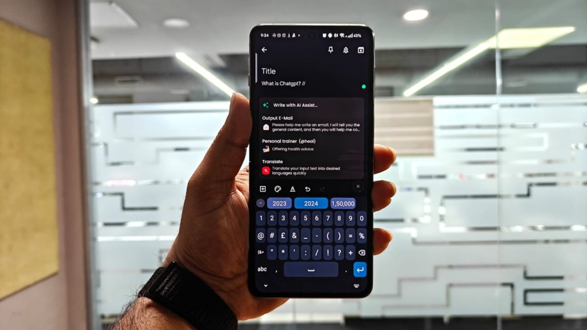Infuse works across all apps like WhatsApp, Google Keep, Gmail, and more.