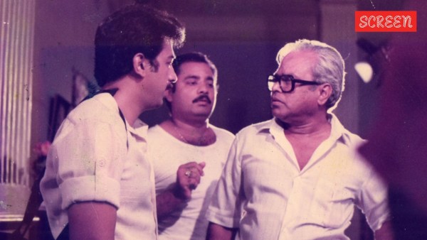 Kamal Haasan and K Balachander from Unnal Mudiyum thambi