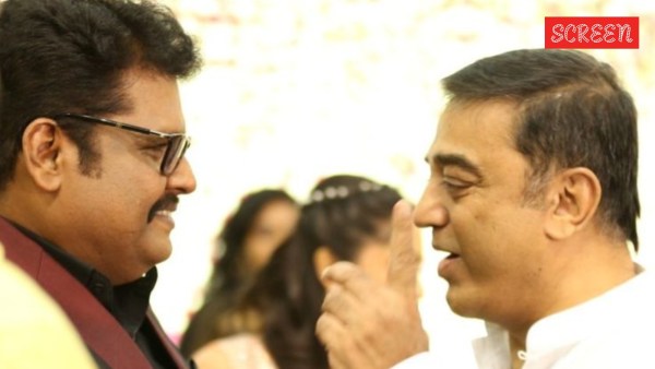 Kamal Haasan with KS Ravikumar