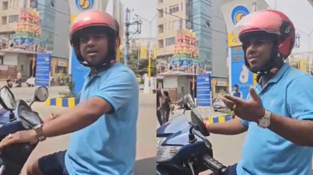 Bengaluru man confronts non-Kannada speaker (Image source: @ManjuKBye/X)