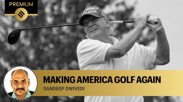 Donald Trump owns or manages courses in close to 16 countries. These are not just in the US, UAE and Europe but also in Puerto Rico and Indonesia. Till very recently, tax records show that most of them have been suffering losses. (AP)