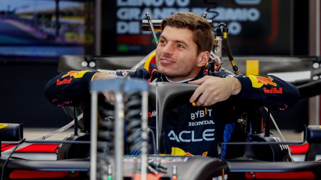 Red Bull's Max Verstappen before sprint qualifying