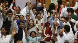 AAP Mahesh Khichi, Mahesh Khichi elected Delhi Mayor, Mahesh Khichi Delhi Mayor, Delhi Mayor polls, Delhi MCD Mayoral elections, Delhi BJP, Delhi aap, Indian express, Delhi city news