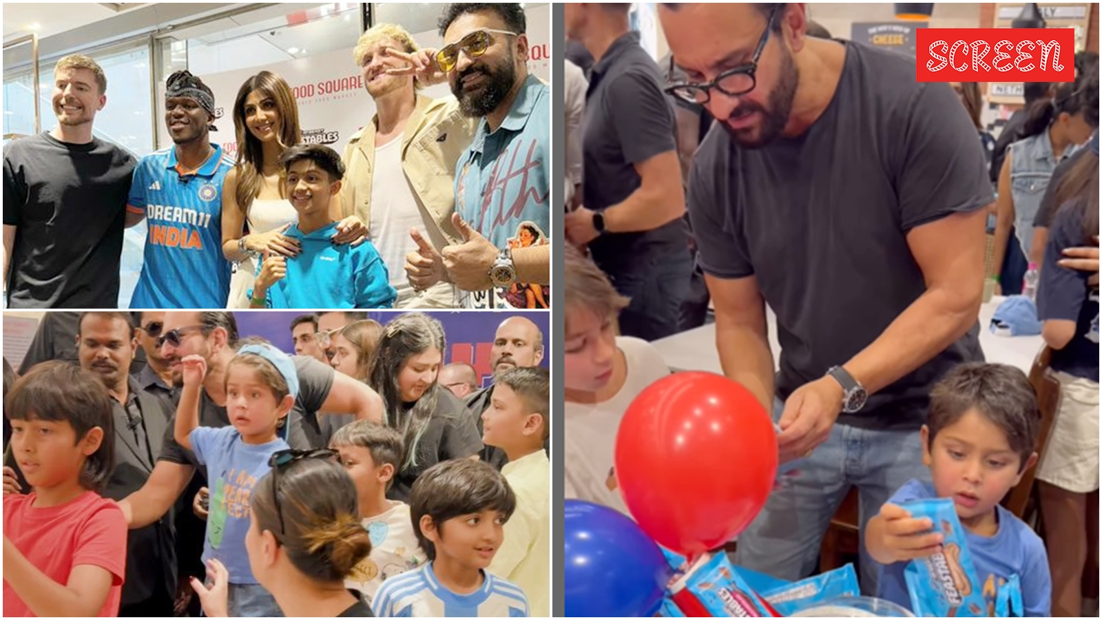 Shilpa Shetty welcomes MrBeast with son Viaan, Kareena Kapoor’s son Jeh tries to grab chocolates. Watch | Bollywood News