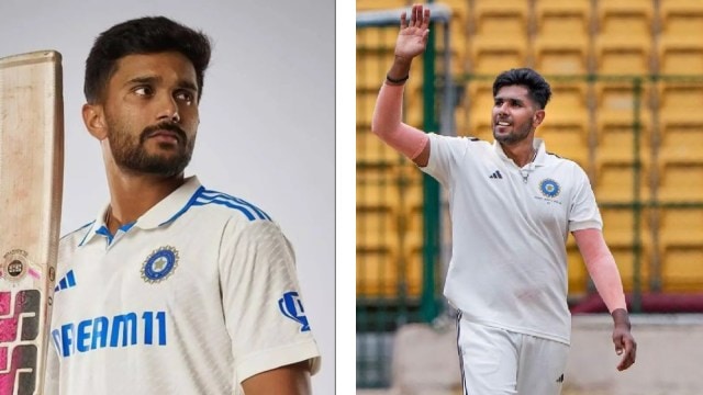 Australia vs India: All-rounder Nitish Reddy and pacer Harshit Rana. (File images)