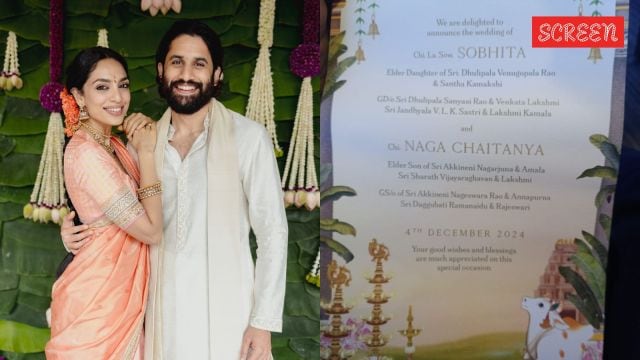 Naga Chaitanya Sobhita Dhulipala wedding invitation leaked