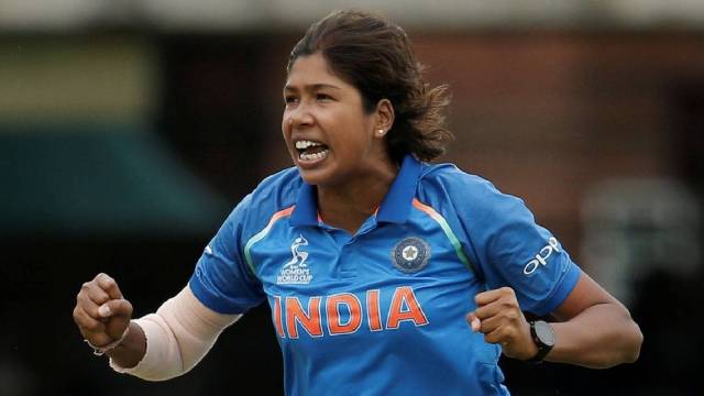 Jhulan Goswami volition  beryllium  honoured with a basal   successful  her sanction  astatine  the Eden Gardens successful  January 2025. (Reuters)