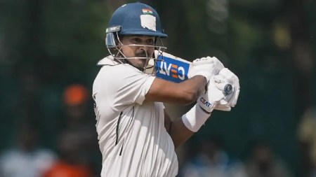 Shreyas Iyer in action for Mumbai in the Ranji Trophy. (PTI)