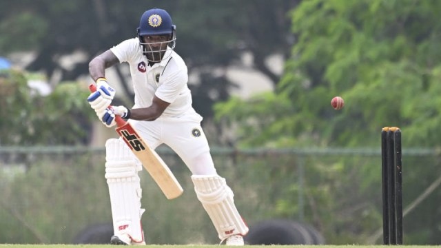 Kerala captain Sachin Baby batting in the Ranji Trophy. (KCA)