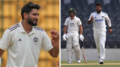 India A vs Australia A: Khaleel Ahmed and Mukesh Kumar have picked up early wickets at MCG. (X)