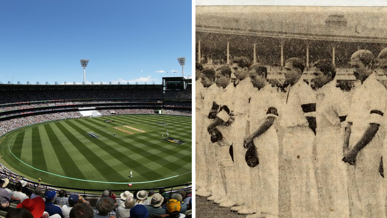 Who was the first Indian for whom the Melbourne Cricket Ground stood in silence? Not a cricketer, but perhaps the first non-British leader accorded such an honour