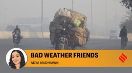 Dense smog in lahore.