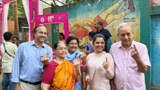 In India, exit polls are eagerly awaited, often   regarded with arsenic  overmuch  anticipation arsenic  the results themselves.