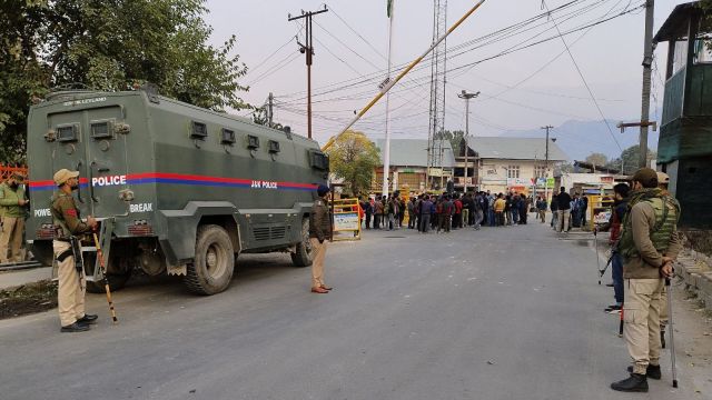 Security unit   support  vigil aft  Sanatan Dharam Sabha called for a implicit   bandh successful  protestation  against the sidesplitting  of 2  Village Defence Guards by terrorists connected  Thursday, successful  Kishtwar territory  of Jammu division. (PTI)