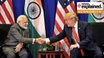 Prime Minister Narendra Modi US President Donald Trump in 2017.