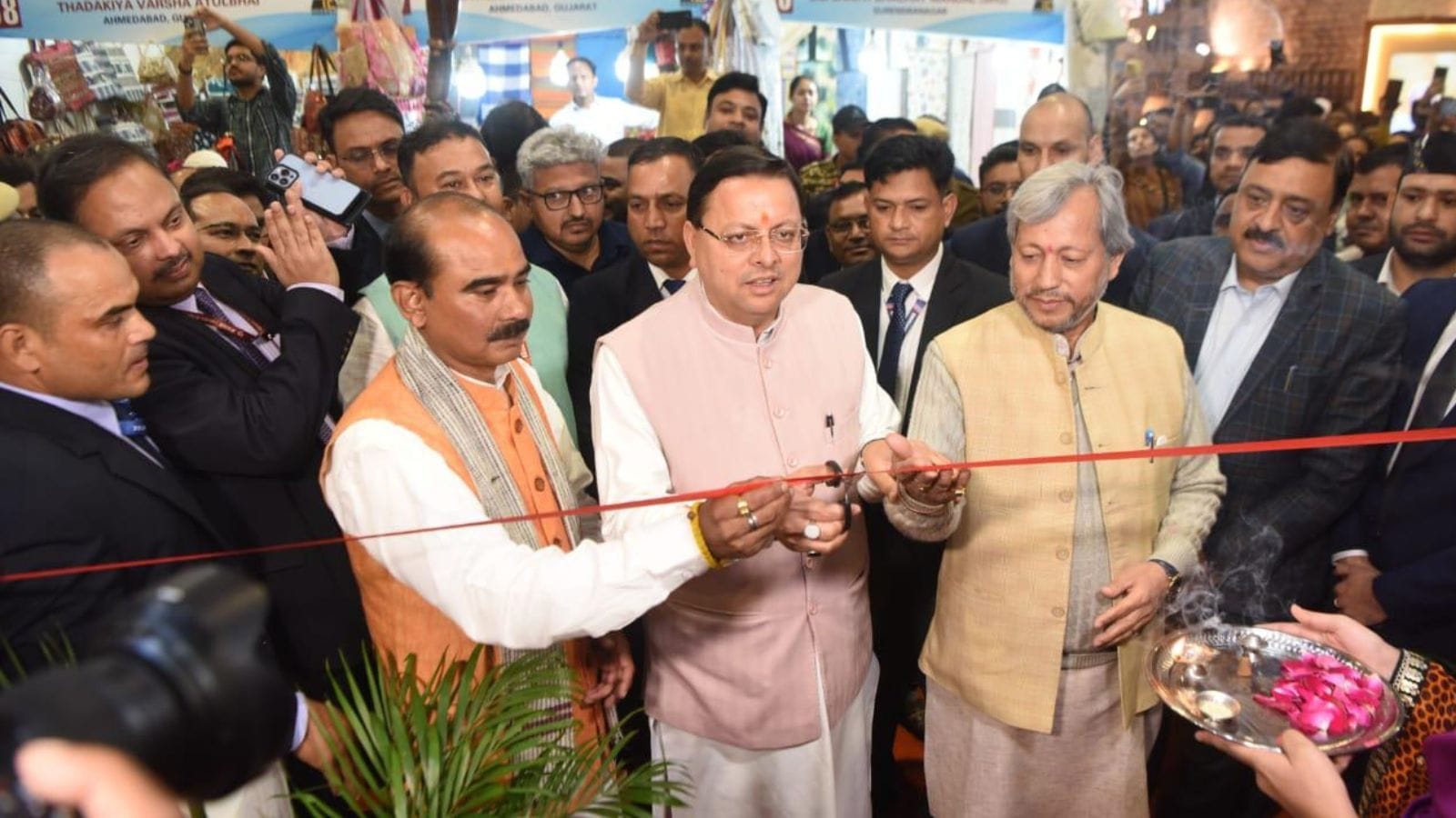 Uttarakhand CM attends International Trade Fair in Delhi’s Pragati Maidan
