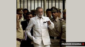 It has been alleged by the prosecution that Sajjan Kumar was leading a mob and upon his instigation, the gathering had burnt alive the two victims. (Express file)