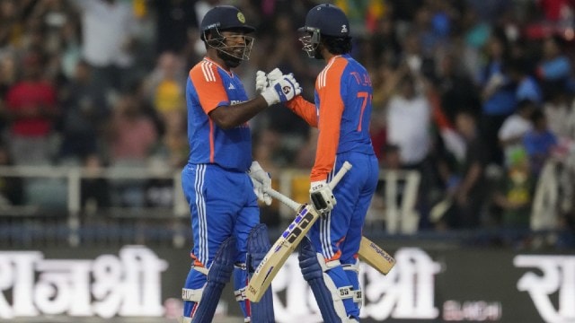 sanju samson tilak Varma partnership india south africa