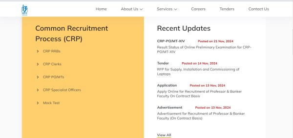 IBPS PO prelims result 2024 declared at ibps.in