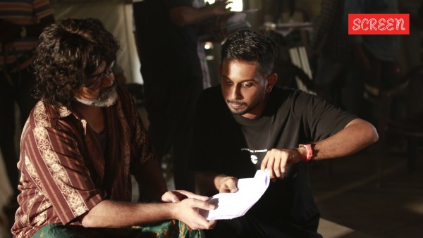 Selvaraghavan with director Sidharth Vishwanath